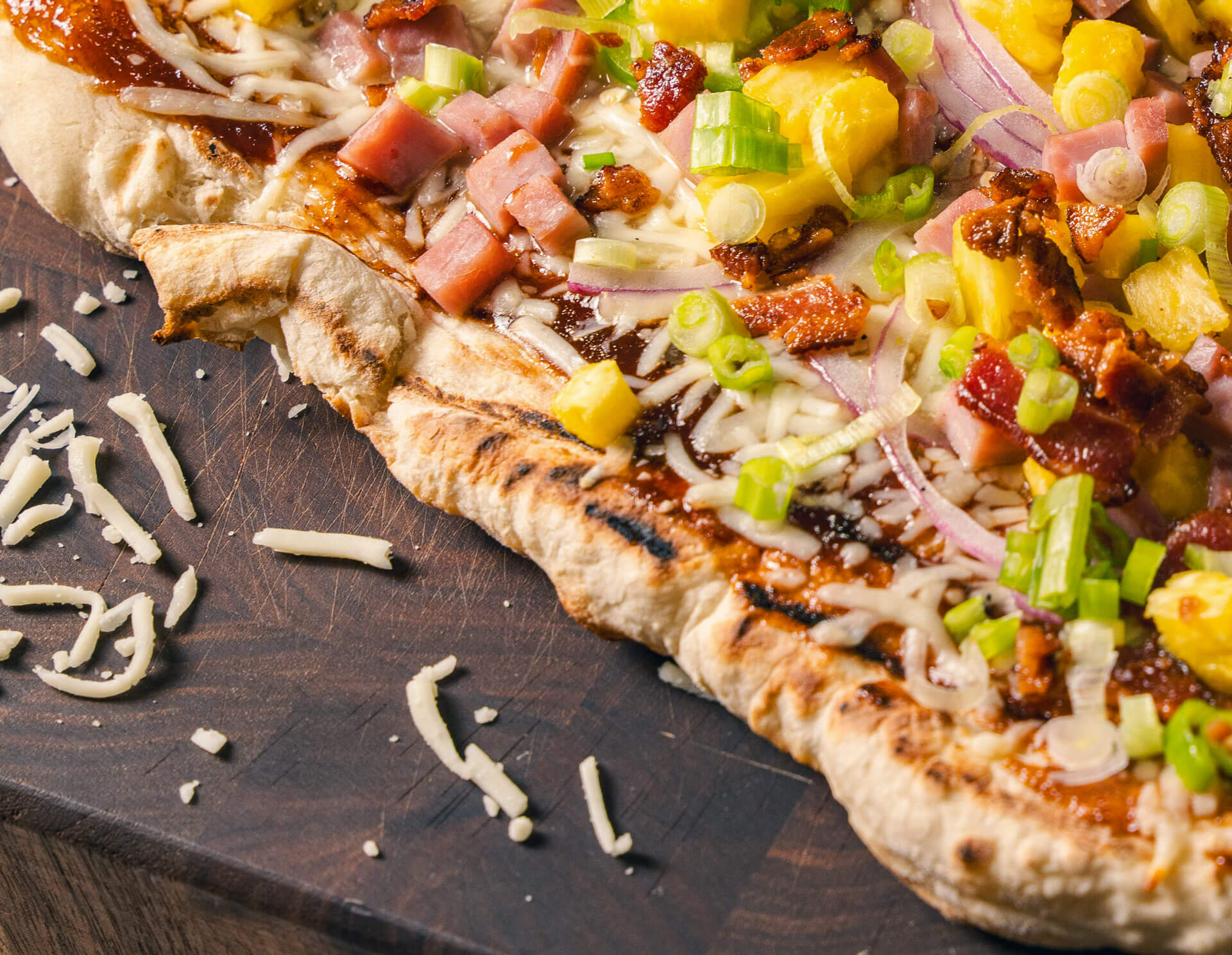 Grilled Hawaiian Pizza