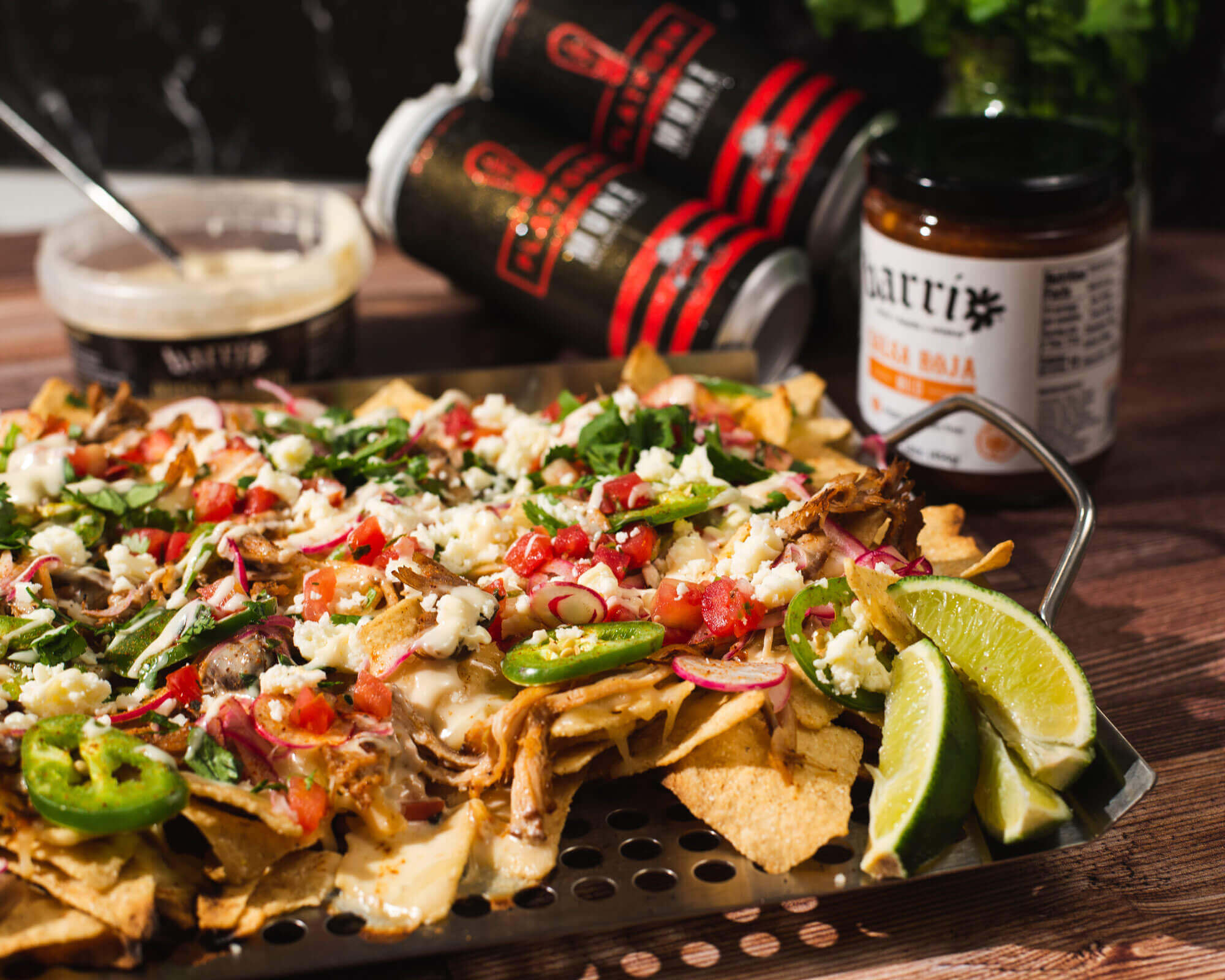 Grilled Pulled Pork Nachos