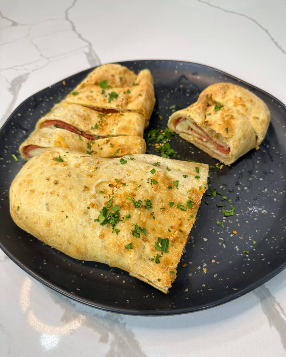 Salami and Cheese Roll