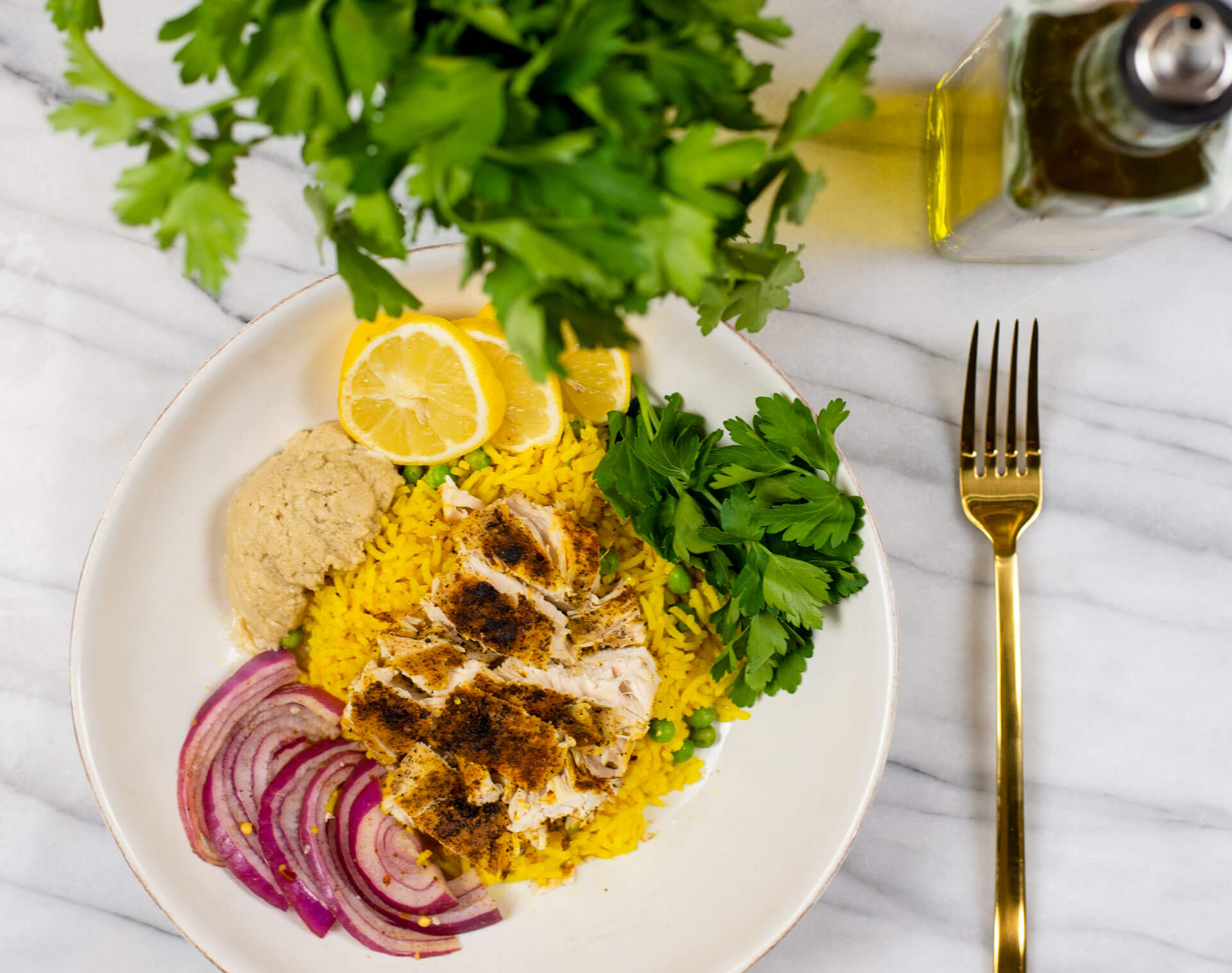 Slow Cooker Chicken Shawarma